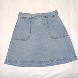 CUTE OVER THE KNEE JEAN SMALL GAP SUMMER/SPRING SKIRT